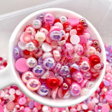 Love Hearts - Pearl & Rhinestone Mix (28g)