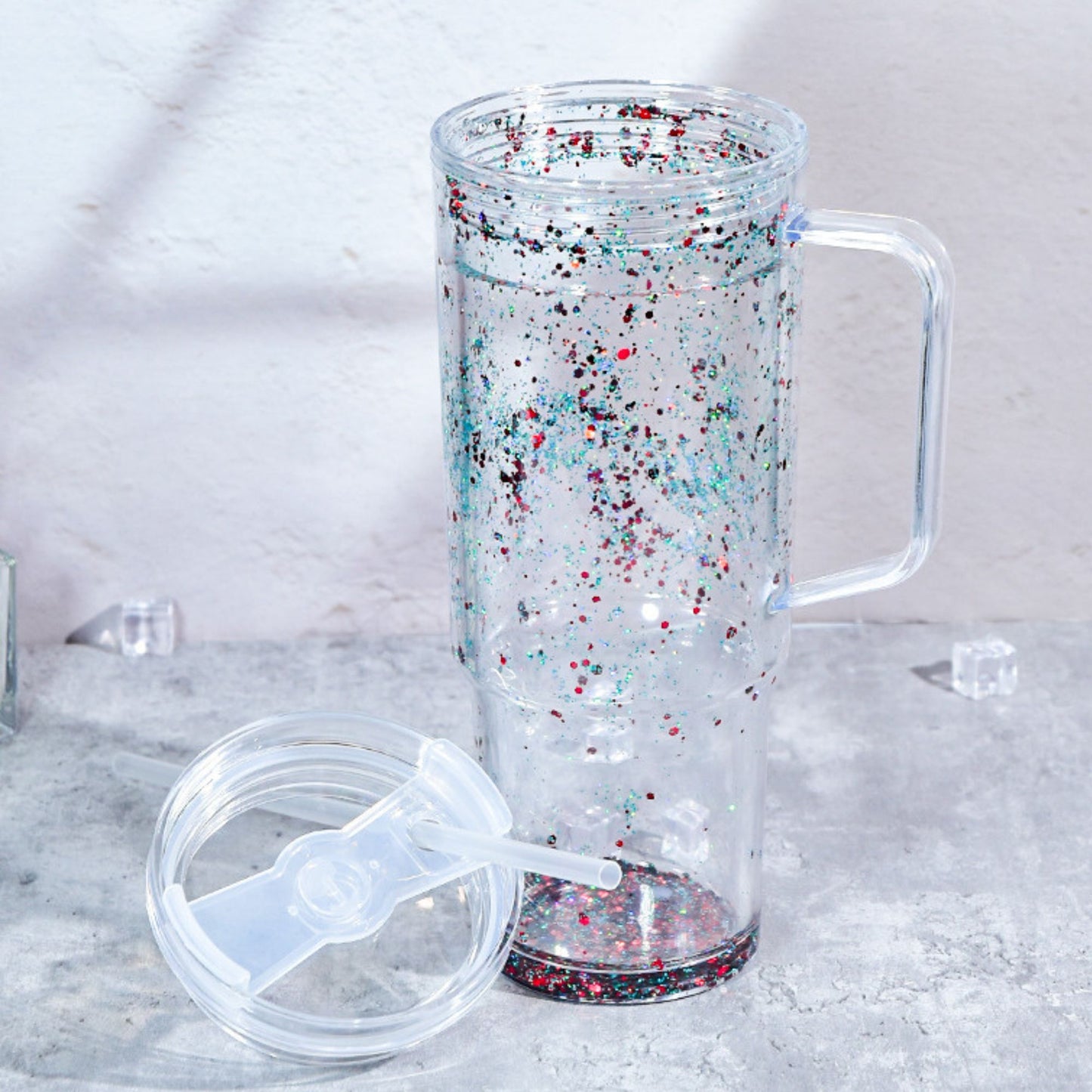 40oz Acrylic Stanley Snowglobe Double Wall [Pre-Drilled & Stopper]