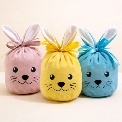 Easter Bunny Velvet Bags