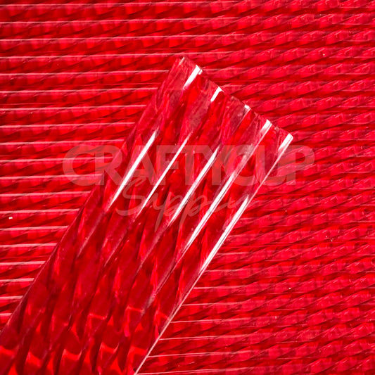 red reusable plastic straws for cold cups