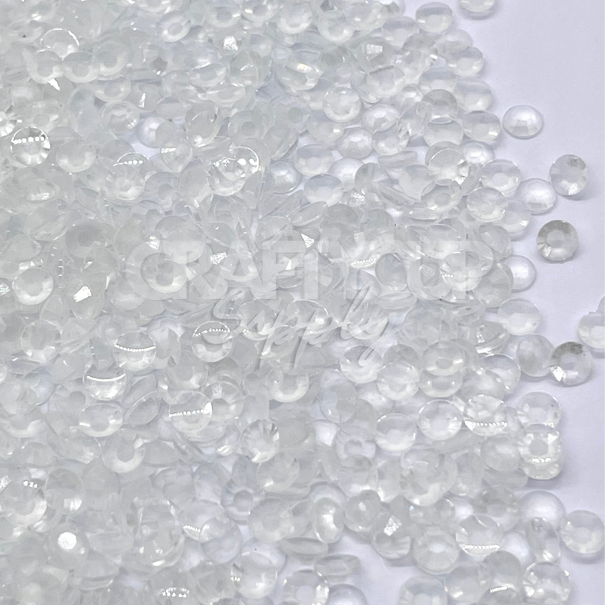 Glow In The Dark Clear Rhinestones - 3mm | 4mm | 5mm (28g)