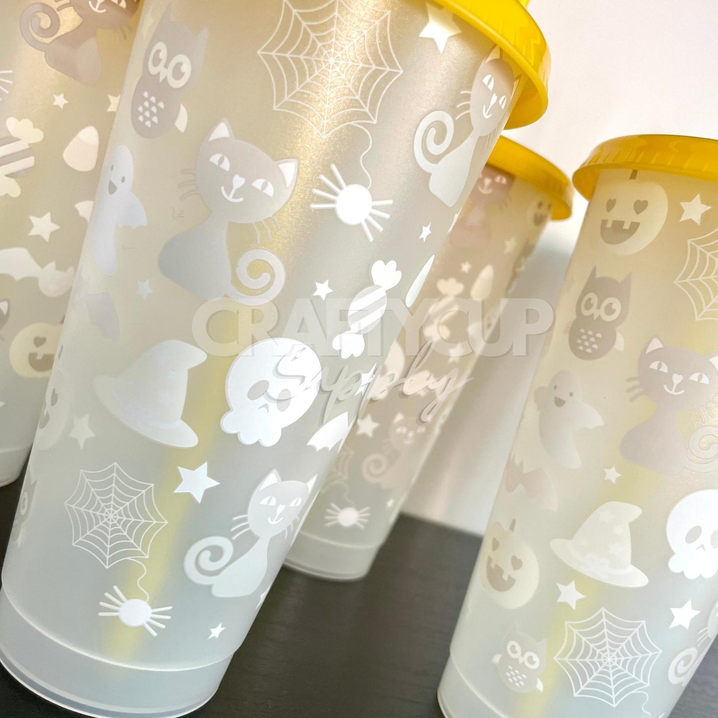 Halloween Colour Change 24oz (710ml) Cold Cups