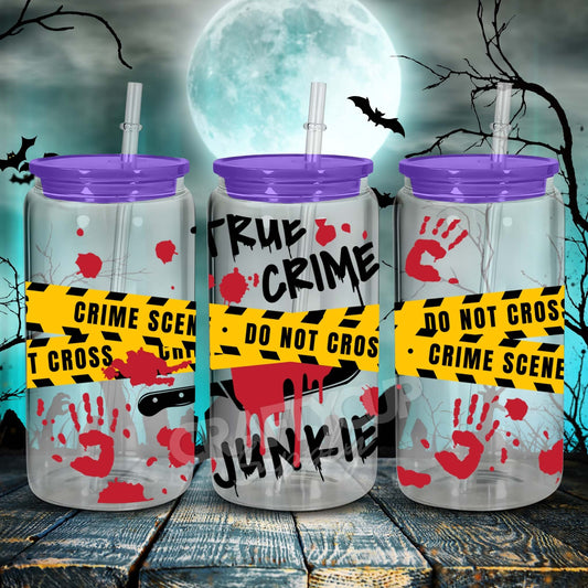 True Crime Junkie | Can UV DTF Wrap