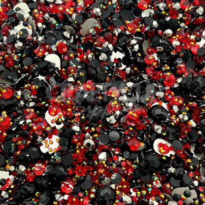 Nightmare Skulls - Pearl & Rhinestone Mix (28g)