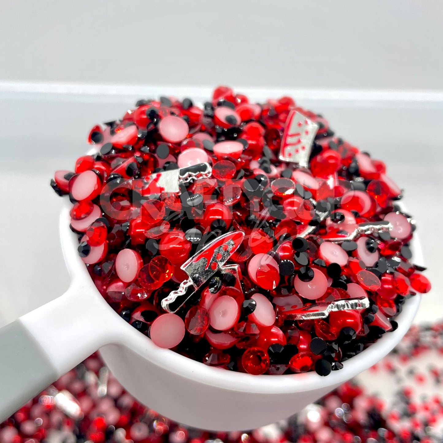 Feeling Stabby - Pearl & Rhinestone Mix (28g)