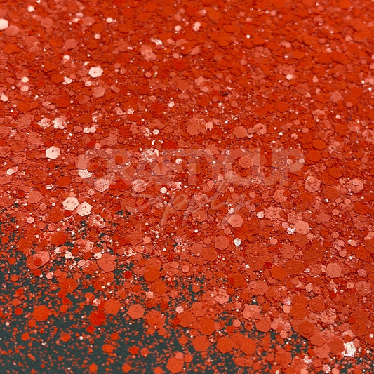 matte red glitter mix uk wholesale