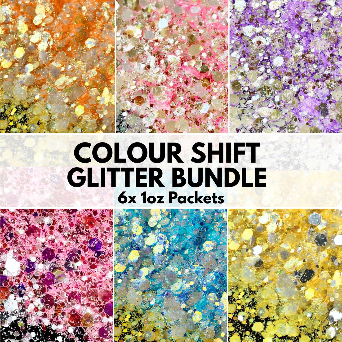 Colour Shift Glitter Bundle (6x 1oz)