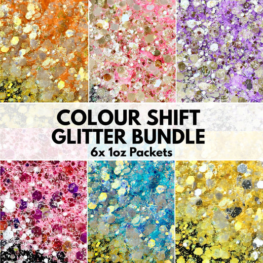 Colour Shift Glitter Bundle (6x 1oz)