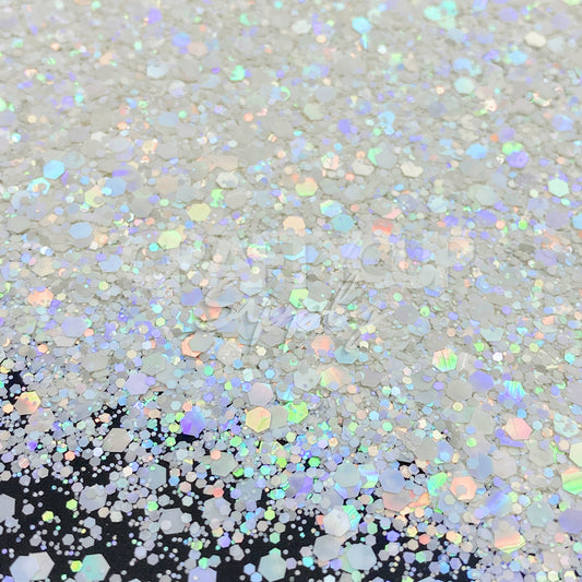 white sparkle glitter mix uk