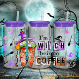 Witch Before Coffee | Can UV DTF Wrap