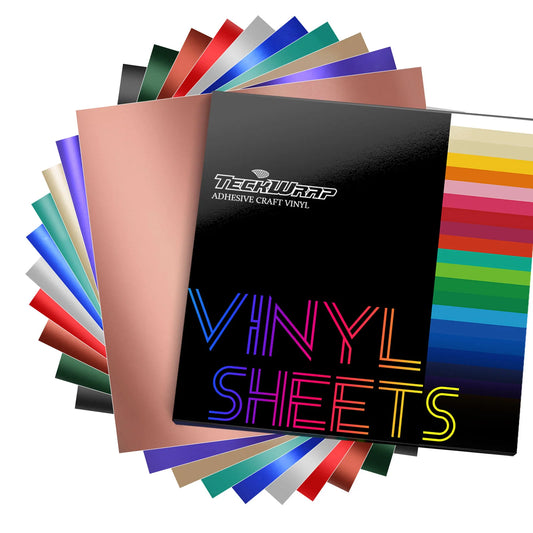 Teckwrap Metallic Satin Chrome Vinyl Sheets Pack