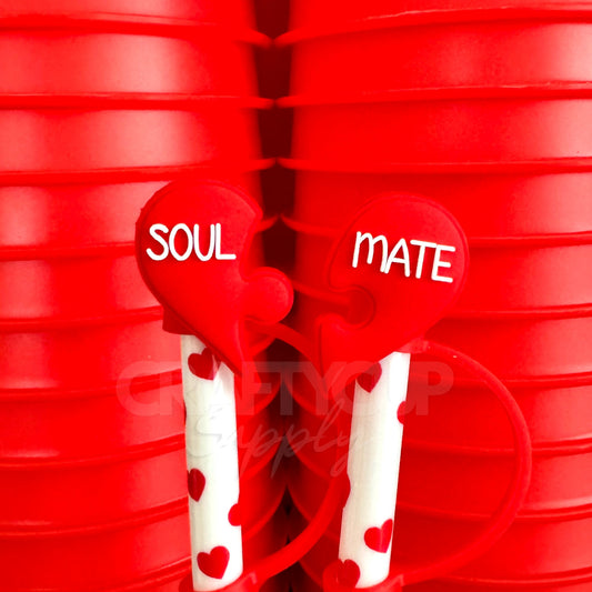 Soul Mate Straw Topper (2 Pack)