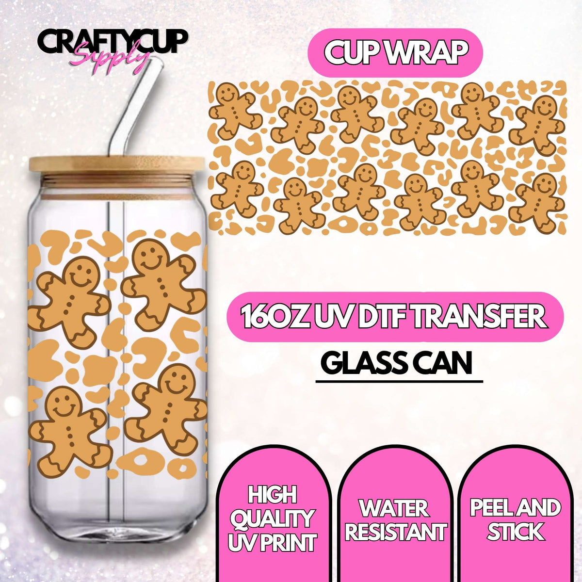 Just Gingerbread | UV DTF Wrap