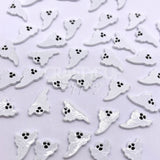 Ghosts Cabochon Charms - White