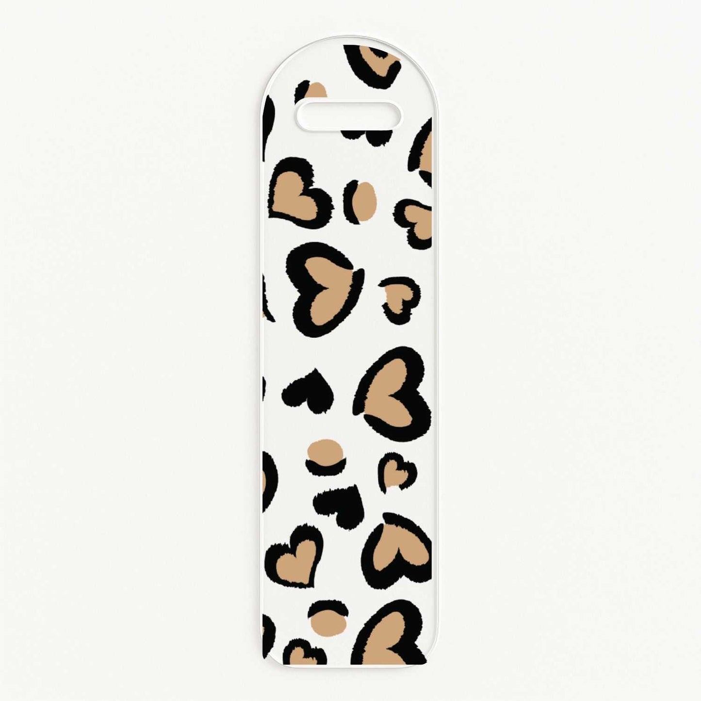 Leopard Hearts | Bookmark UV DTF