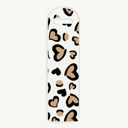 Leopard Hearts | Bookmark UV DTF