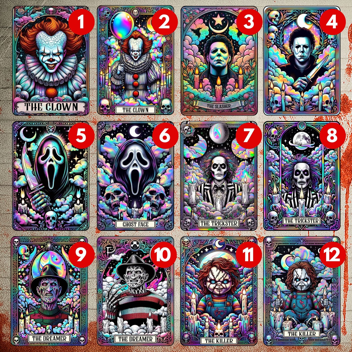 Halloween Tarot - Section 2  | UV DTF Decal