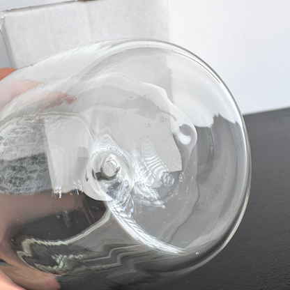 12oz Double Walled Glass Coffee Cup [Pre-Drilled - PLEASE READ]