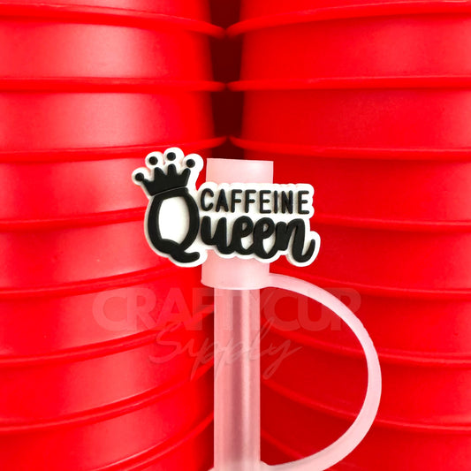 Caffeine Queen Straw Topper