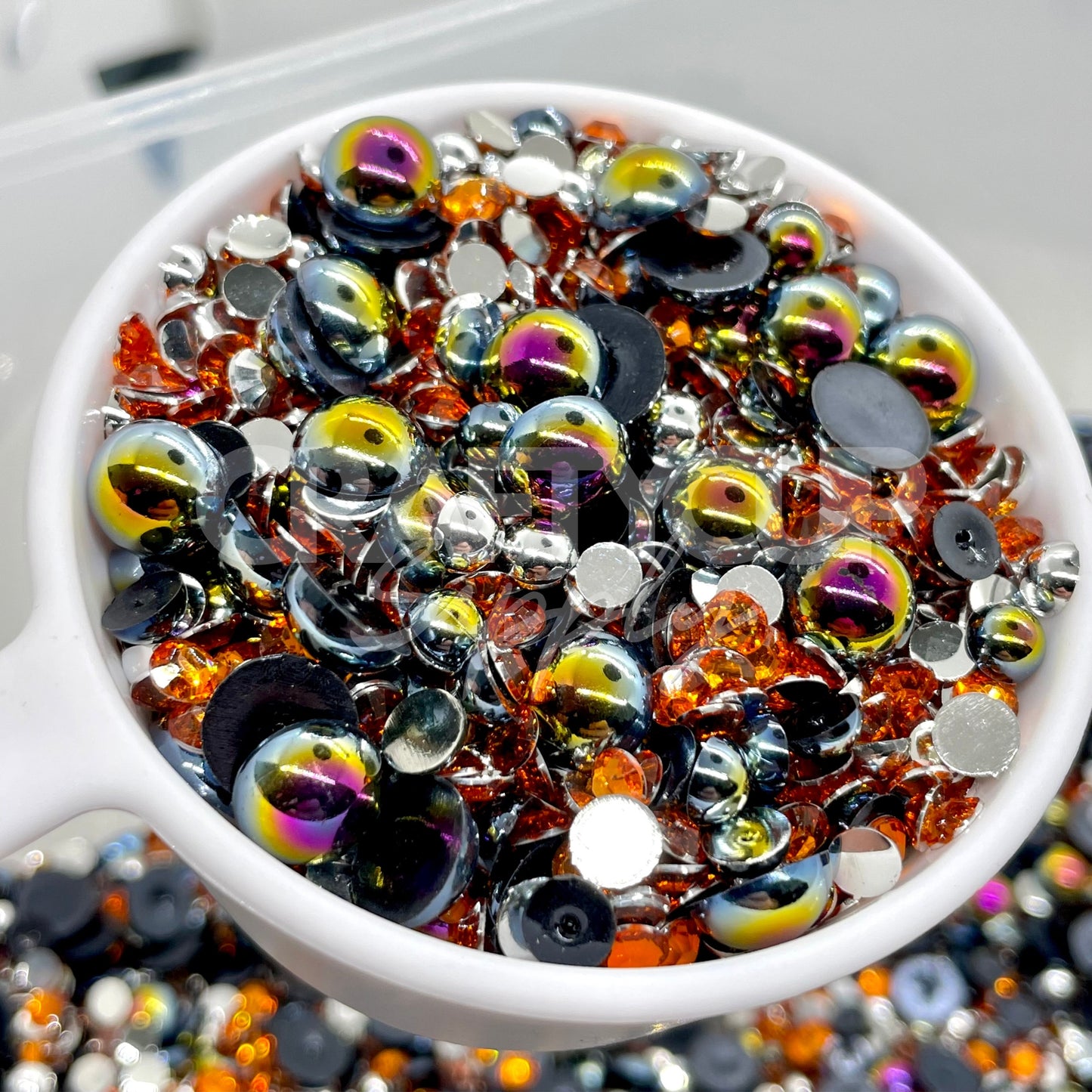 Pumpkin Bling - Pearl & Rhinestone Mix (28g)
