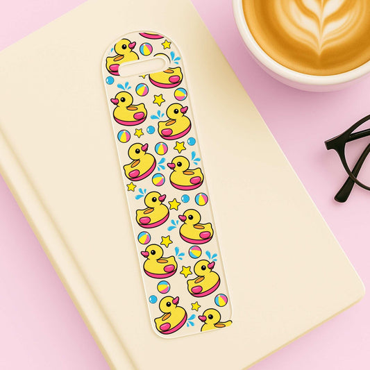 Ducky Pool Party | Bookmark UV DTF