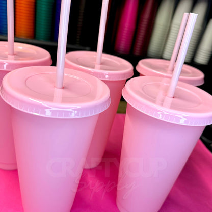 Pink 24oz (710ml) Cold Cup