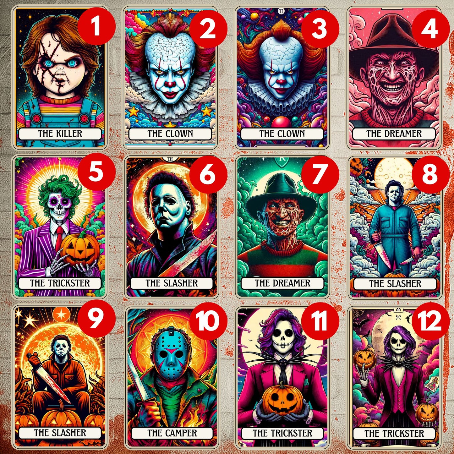 Halloween Tarot - Section 1  | UV DTF Decal
