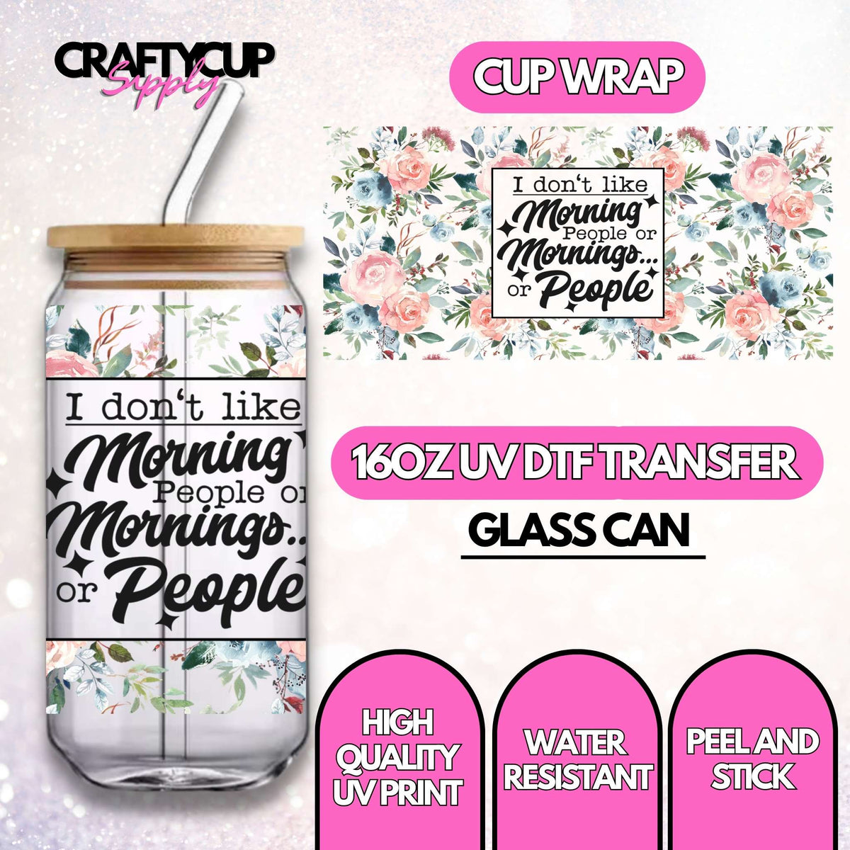 Mornings | UV DTF Wrap