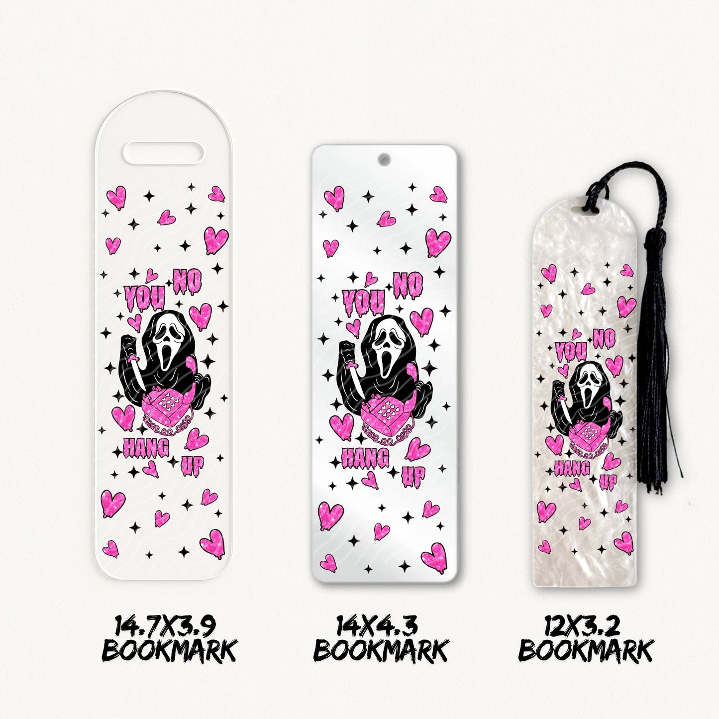 No You Hang Up | Bookmark UV DTF