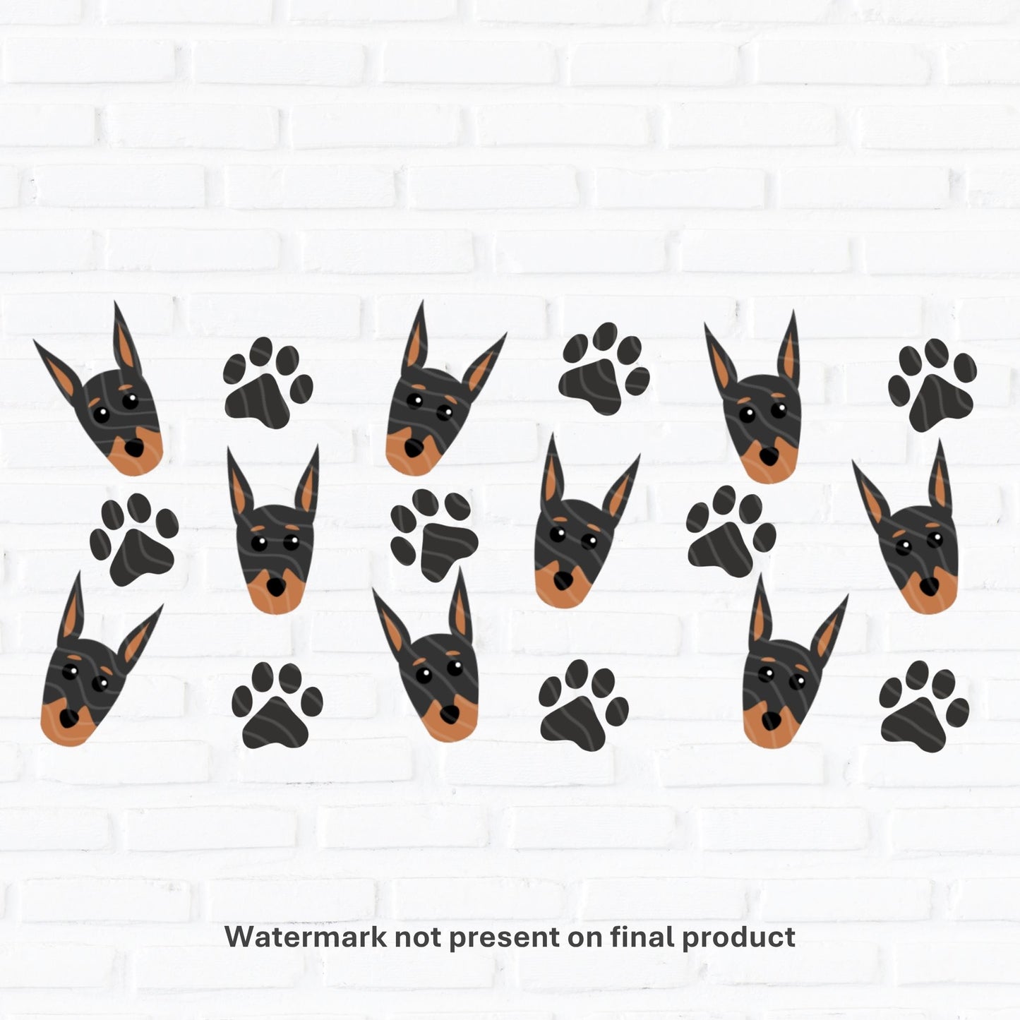 Dobermann | UV DTF Wrap