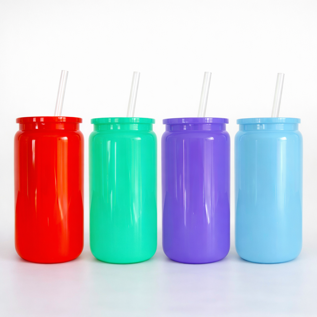 Colour 16oz Glass Cans