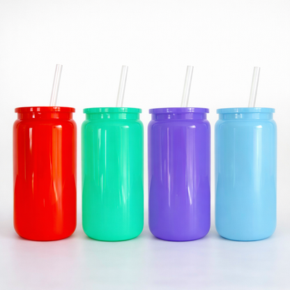 Colour 16oz Glass Cans