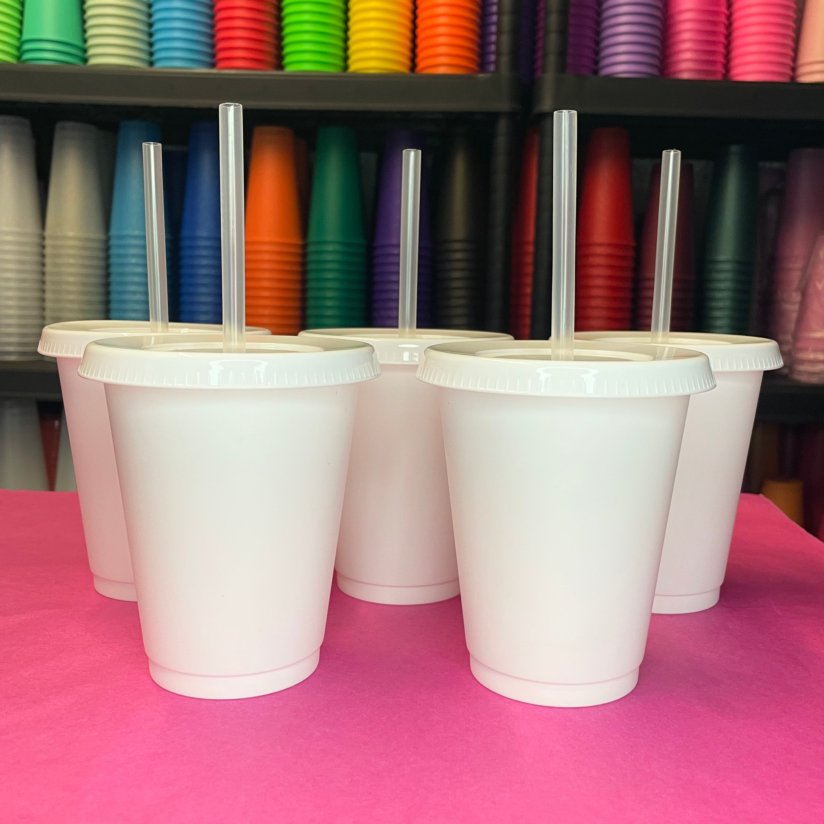 white cold cups