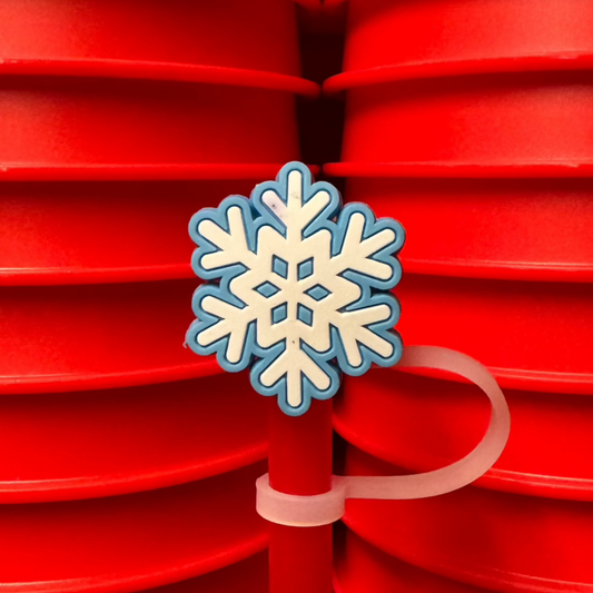 Snowflake Straw Charm