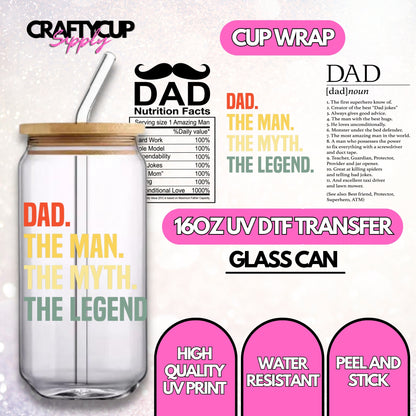Dad | UV DTF Wrap