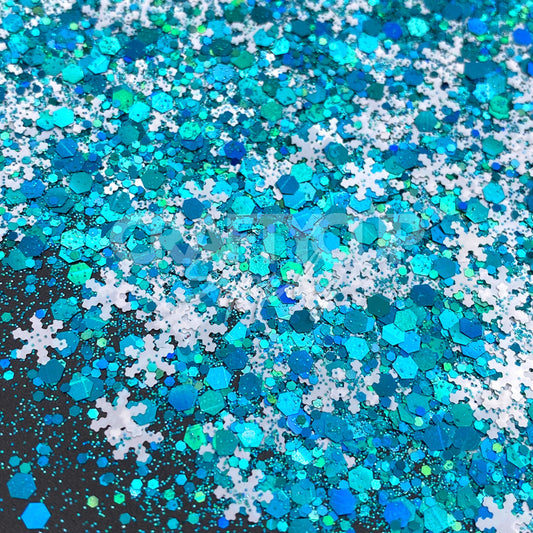 snowflakes for christmas glitters