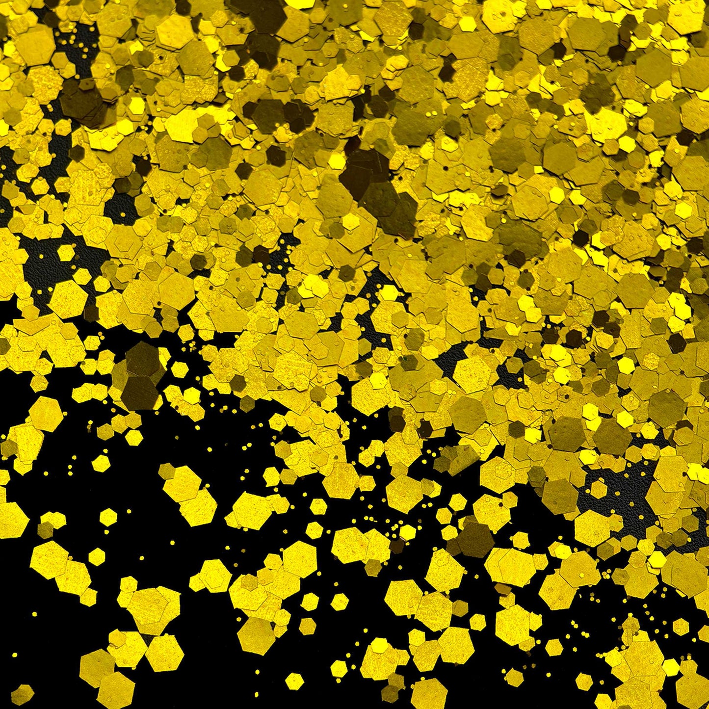 metallic gold glitter