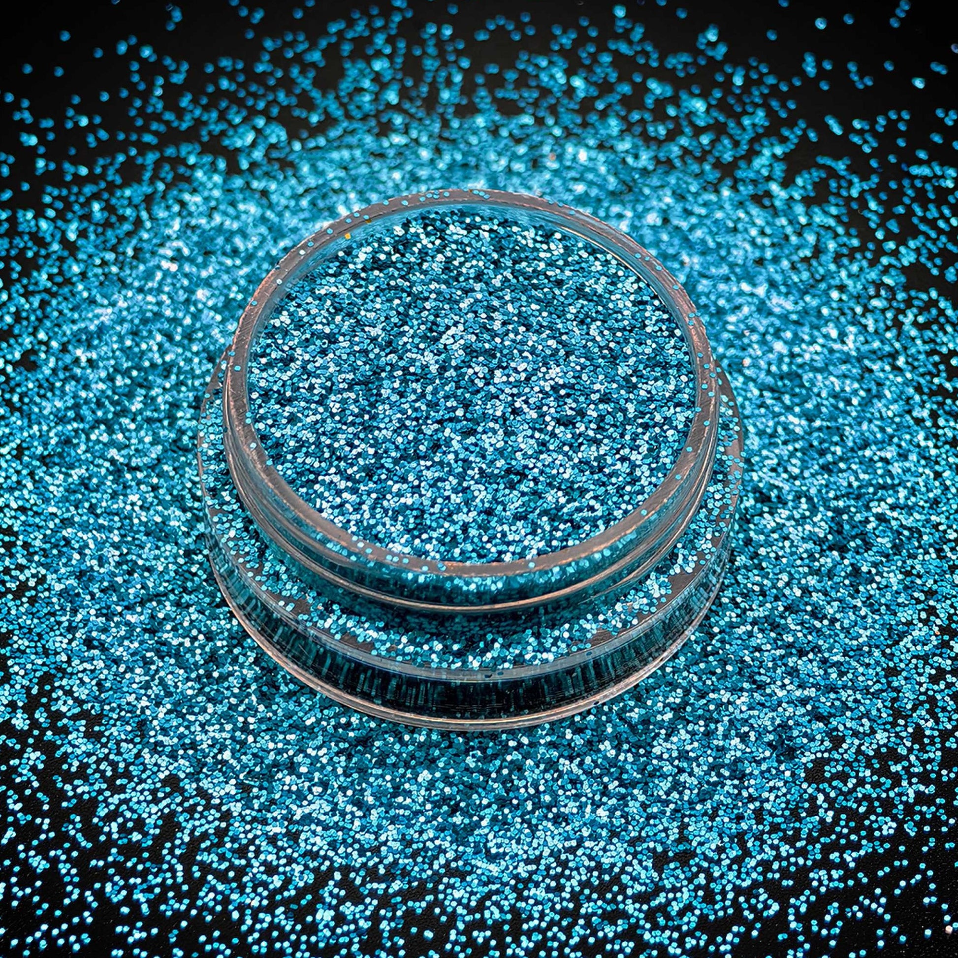 metallic blue fine glitter for crafts slime and make up