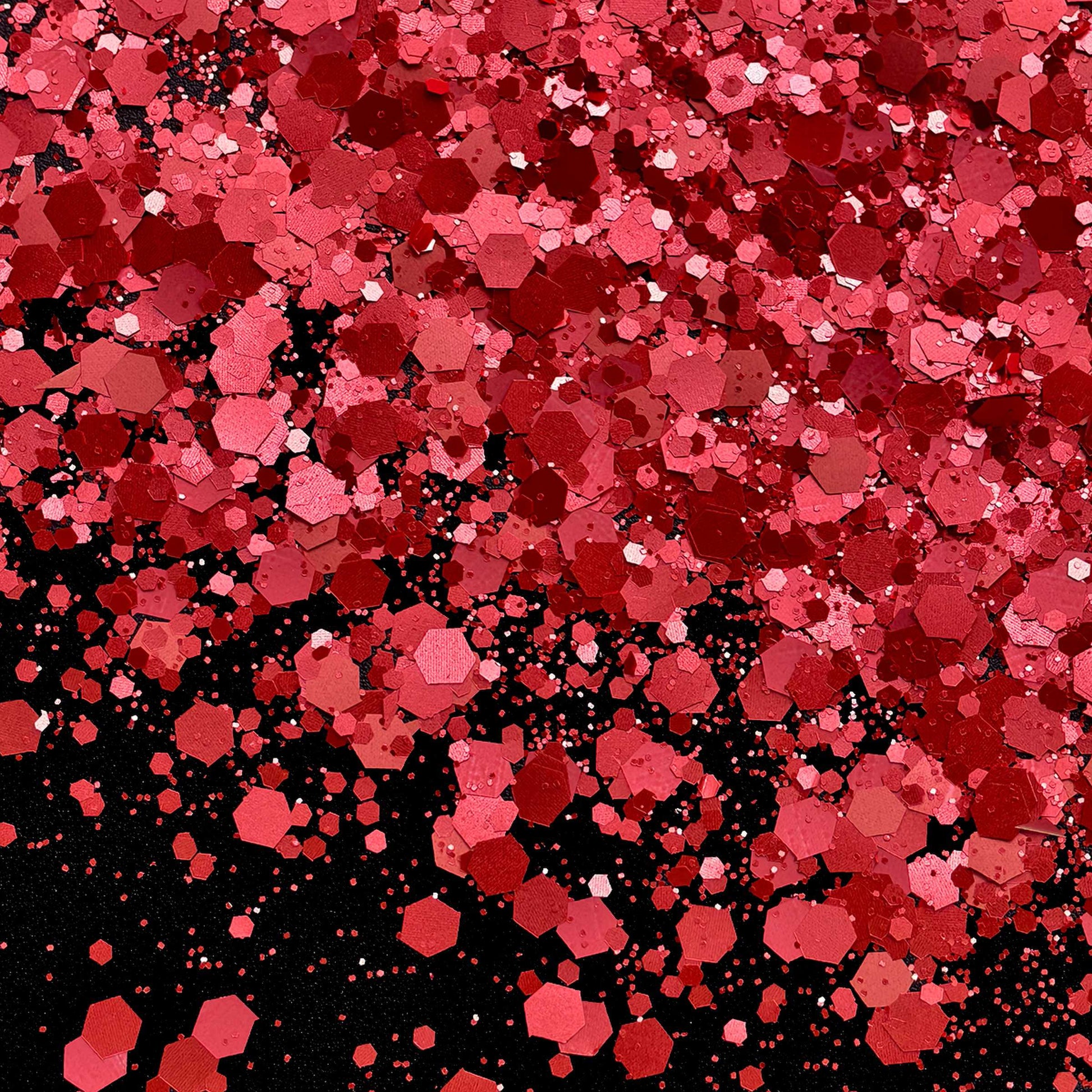 metallic red glitter mix crafting glitter