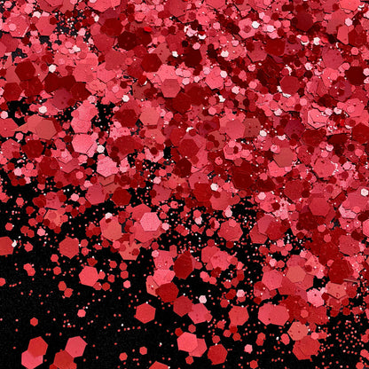 metallic red glitter mix crafting glitter