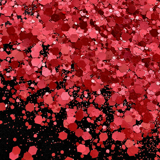 metallic red glitter mix crafting glitter