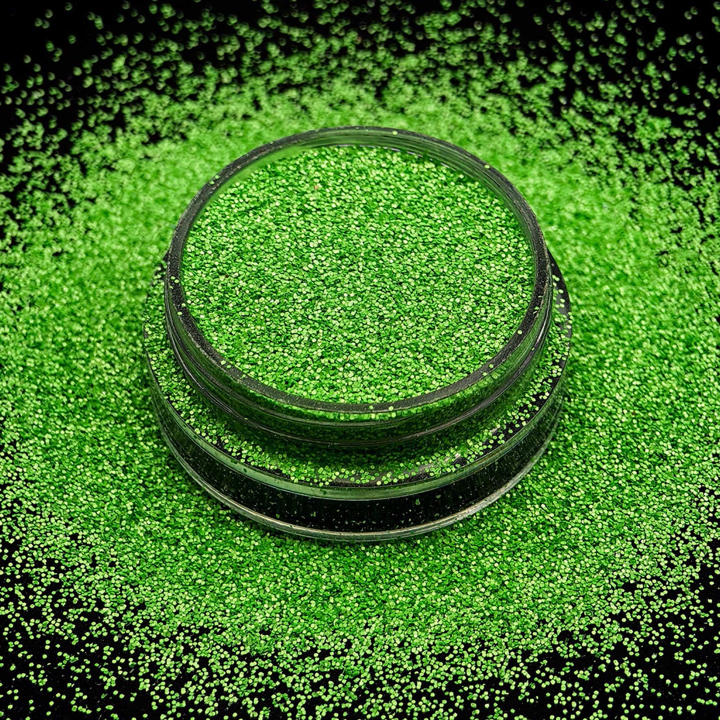 metallic matte green crafting glitter for crafts