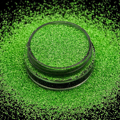 metallic matte green crafting glitter for crafts