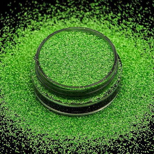 metallic matte green crafting glitter for crafts