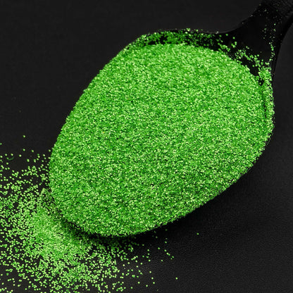 metallic matte green crafting glitter for crafts
