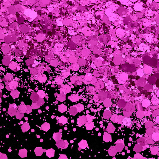 pink metallic matte glitter for crafting and snowglobes