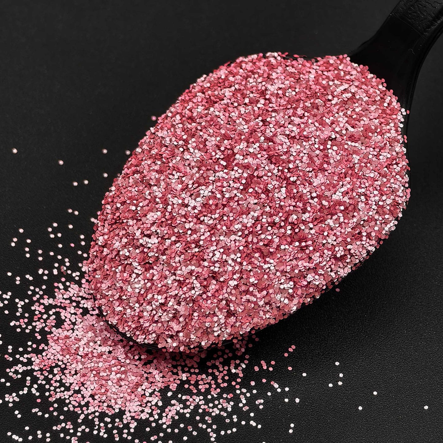 pink fine polyester crafting glitter