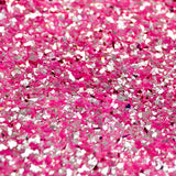 fine pink glitter irregular