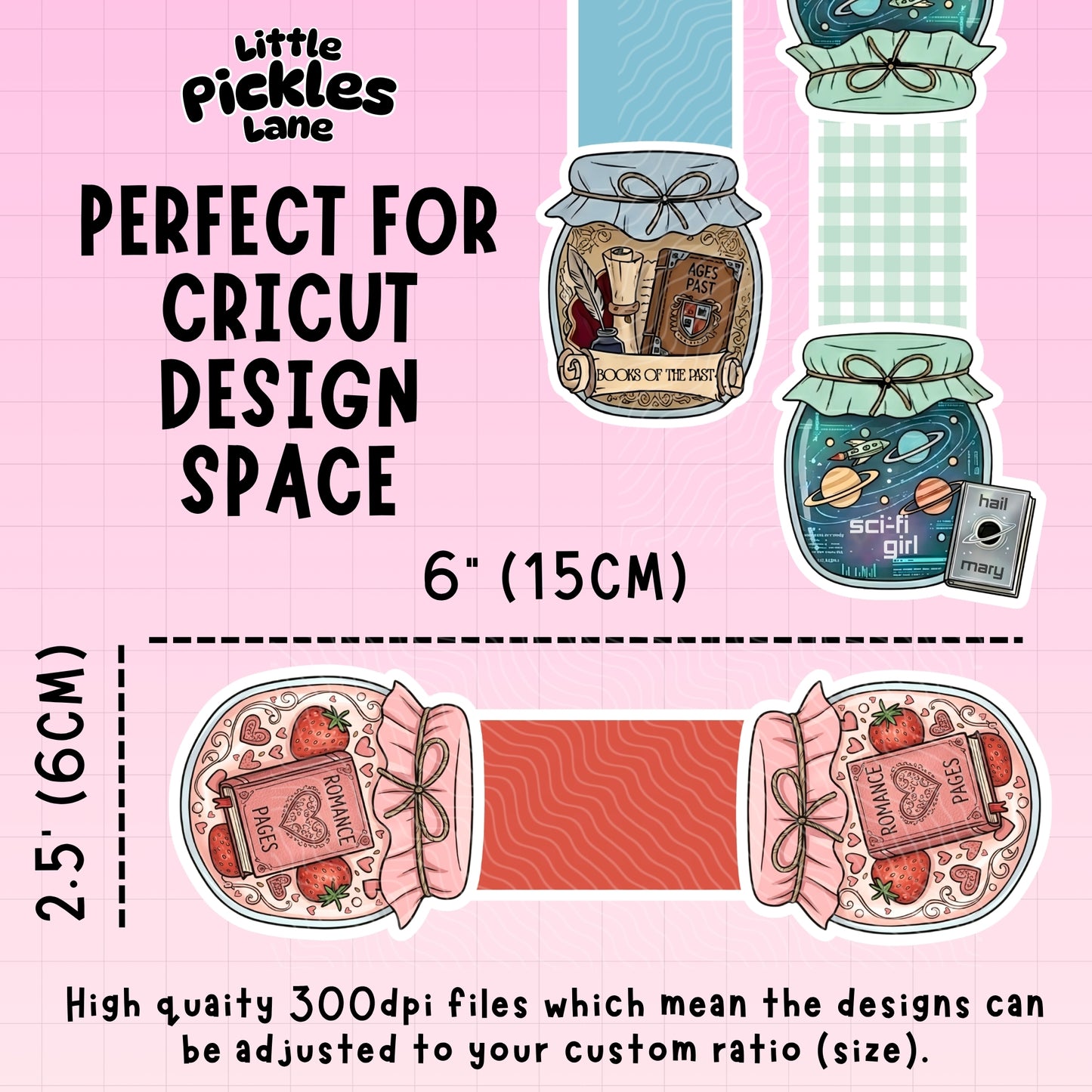 Magnetic Bookmark Bundle 4 | Digital Download