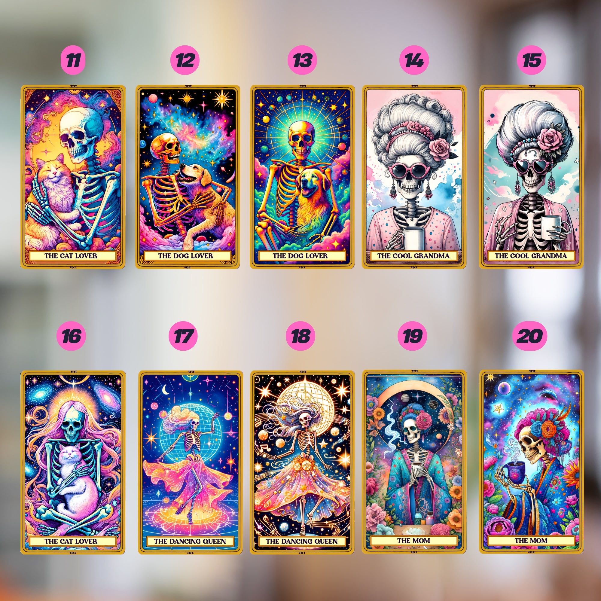 tarot designs uv dtf